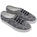 Design-background white black Women s Classic Low Top Sneakers View3