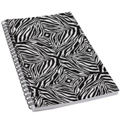 Design-background White Black 5 5  X 8 5  Notebook by nateshop