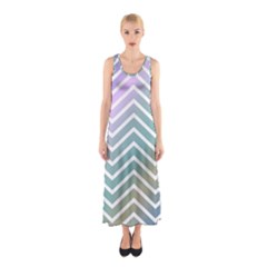 Zigzag-maves Sleeveless Maxi Dress by nateshop