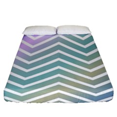 Zigzag-maves Fitted Sheet (queen Size) by nateshop