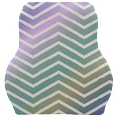 Zigzag-maves Car Seat Velour Cushion  by nateshop