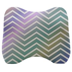 Zigzag-maves Velour Head Support Cushion by nateshop