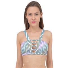 Zigzag-maves Cage Up Bikini Top by nateshop