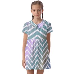 Zigzag-maves Kids  Asymmetric Collar Dress by nateshop