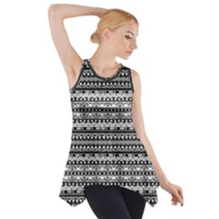 Zentangle Side Drop Tank Tunic by nateshop