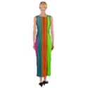 Wood Calor Fitted Maxi Dress View2