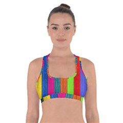 Wood Calor Cross Back Sports Bra by nateshop