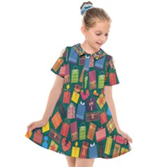 Presents-gift Kids  Short Sleeve Shirt Dress by nateshop