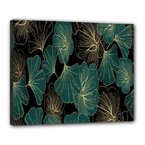 Leaves Canvas 20  X 16  (stretched) by nateshop