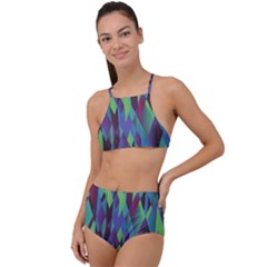 Geometric High Waist Tankini Set by nateshop