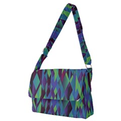 Geometric Full Print Messenger Bag (m) by nateshop