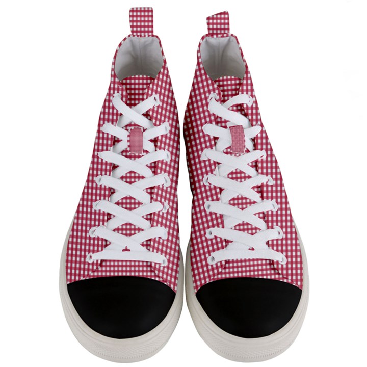 Red-box Men s Mid-Top Canvas Sneakers