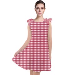 Red-box Tie Up Tunic Dress by nateshop