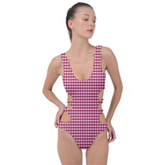 Red-box Side Cut Out Swimsuit by nateshop