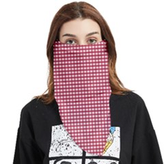 Red-box Face Covering Bandana (triangle) by nateshop