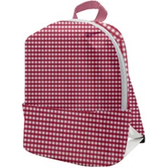 Red-box Zip Up Backpack by nateshop