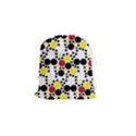 Pattern-polka Yellow Re Black Drawstring Pouch (Small) View1