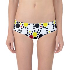 Pattern-polka Yellow Re Black Classic Bikini Bottoms by nateshop