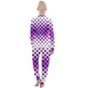 Pattern-box Purple White Women s Lounge Set View2