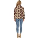 Pattern-flower Women s Puffer Bubble Jacket Coat View4