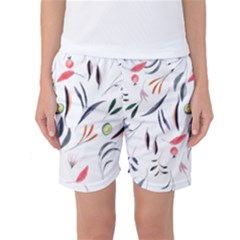 Watercolor-fruit Women s Basketball Shorts by nateshop