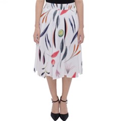 Watercolor-fruit Classic Midi Skirt by nateshop