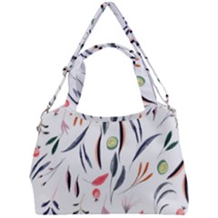 Watercolor-fruit Double Compartment Shoulder Bag by nateshop