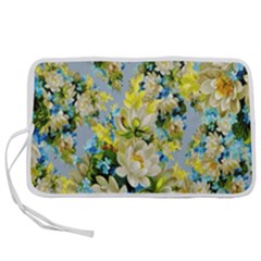 Background-flower White Pen Storage Case (m) by nateshop