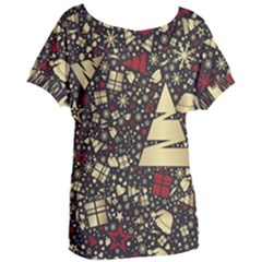 Holidays-christmas Women s Oversized Tee