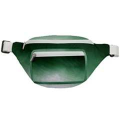 Watercolor-green White Fanny Pack by nateshop