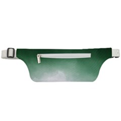 Watercolor-green White Active Waist Bag by nateshop