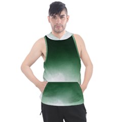 Watercolor-green White Men s Sleeveless Hoodie by nateshop