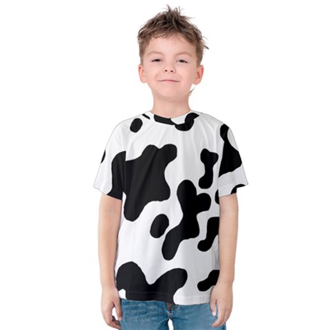 Cow Pattern Kids  Cotton Tee by BangZart