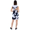 Cow Pattern Racer Back Hoodie Dress View2