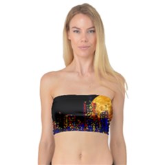 Skyline Frankfurt Abstract Moon Bandeau Top