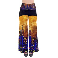 Skyline Frankfurt Abstract Moon So Vintage Palazzo Pants