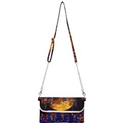 Skyline Frankfurt Abstract Moon Mini Crossbody Handbag