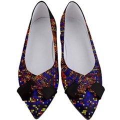 Skyline Frankfurt Abstract Moon Women s Bow Heels