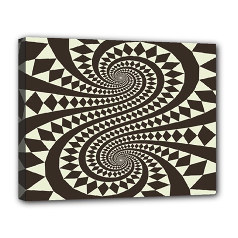 Retro-form-shape-abstract Canvas 14  X 11  (stretched)