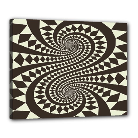 Retro-form-shape-abstract Canvas 20  X 16  (stretched)