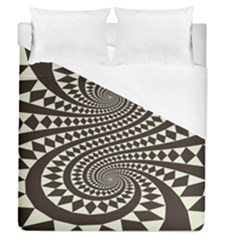 Retro-form-shape-abstract Duvet Cover (queen Size)