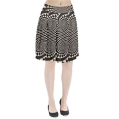 Retro-form-shape-abstract Pleated Skirt by Jancukart