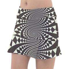 Retro-form-shape-abstract Classic Tennis Skirt by Jancukart