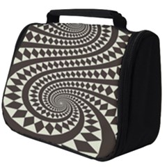 Retro-form-shape-abstract Full Print Travel Pouch (big)