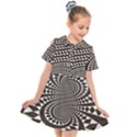 Retro-form-shape-abstract Kids  Short Sleeve Shirt Dress View1