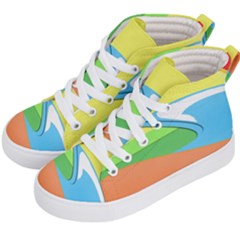 Waves-beach-sun-sea-water-sky Kids  Hi-top Skate Sneakers