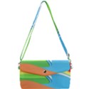 Waves-beach-sun-sea-water-sky Removable Strap Clutch Bag View1