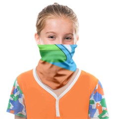 Waves-beach-sun-sea-water-sky Face Covering Bandana (kids)