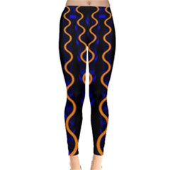 Pattern Abstract Wwallpaper Waves Leggings  by Jancukart