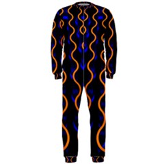 Pattern Abstract Wwallpaper Waves Onepiece Jumpsuit (men)